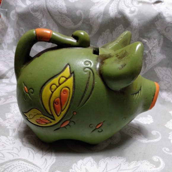 Green Piggy Bank - Picture 4 of 9